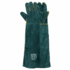 Leather Premium Green Lined Glove