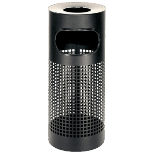 Square Punch Ashtray Litter Bin