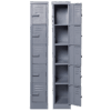 Solid Steel Locker Five Tier