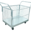 3 Sided Mesh Box Trolley