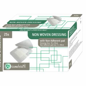 Dressing Non-Woven with Pad 10x35cm- 25s