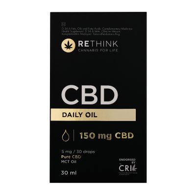 Rethink Cbd Daily Oil 150mg 30ml