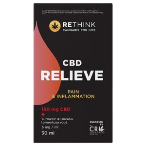 Rethink Cbd Relieve Oil 150mg 30ml