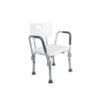Shower Chair with Back Support – Aluminium