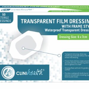 Dressing Transparent Film Frame Style 6 x 7cm – 50S