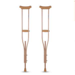 Wooden Underarm Crutches Large – 1 Pair