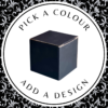 Design Cube Box (M) – Black Kraft 150 x 150 x 150mm
