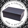 Design Shoe Box – Black Kraft 325 x 200 x 115mm