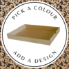 Design Hamper Tray (Shirt) – Brown Kraft 340 x 250 x 40mm