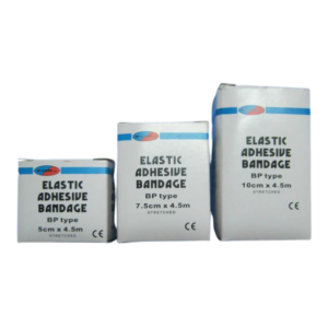 Bandage Adhesive Elastic – 100mmx4.5m Hc White Eab Heavy Sports Bandage