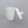 Porcelain crucible, Tall form with Lid