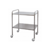 Dressing Trolley 80 x 50cm with Rails