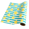 Star-Striped – Turquoise & Yellow – Giftwrap (5m x 50cm)