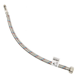 Hose Braided Flexible Fxm 15X3/8Inchx450Mm Sabs