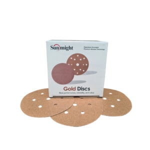 52221 Sunmight Velcro Gold Disc 125Mm 5 Hole (1200) - 100