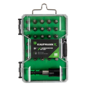 Kaufmann X Screwdriver Bit Set 31 Pcs